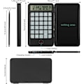 Miniatyrbillede 2 af 5: Lommeregner, standardfunktion skrivebordslommeregner, med 6,5 tommer LCD-skrivetablet