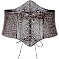 Miniatyrbillede 5 af 5: Renæssance victoriansk bondepige flæse smock talje boho pirat skjorte bluse sæt lille rød