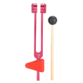 Miniatyrbillede 1 af 8: C128HZ Aluminiumslegering Percussion Hammer Neurologisk stemmegaffel Lyd Healing Sound Hammer