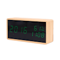 Miniatyrbild 3 av 8: Väggklocka Elektronisk Klocka Temperatur Fuktighet LED Digital Klocka Ljudkontroll Väggklocka