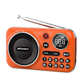 Pikkukuva 3 / 5: FM-radio Bluetooth 5.0 -kaiutinradio iäkkäille, oranssi