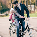 Pikkukuva 5 / 5: Lasten turvaistuin, lastenistuin selkänojalla, polkupyörän takaistuin, polkupyörän osat, lisävarusteet, istuimet, jotka sopivat lapsille tai aikuisille - B17