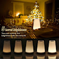 Miniatyrbilde 3 av 4: LED Nattlys, Sengelampe, Berørings Nattlampe med 13 Skiftende Farger, Oppladbar Bordlampe med Fjernkontroll for Soverom, Babyrom og Stue
