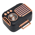 Miniatyrbild 7 av 8: Bluetooth 5.0-högtalare 5W Stereostöd Minneskort Bärbar trådlös minihögtalare för MP3-mobiltelefoner Bärbara datorer Svart