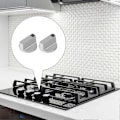 Miniatyrbilde 4 av 4: 4 stk. Metallkomfyrknott, Universell komfyrknott Erstatningstilbehør for komfyr Gasskomfyr Ovn, 8mm