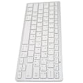 Miniatyrbilde 4 av 8: Trådløst tastatur Mini 78 taster Ultratynne bærbare hvite datamaskintastaturer for Android for OS X for IOS for WindowsItalian