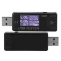 Pikkukuva 6 / 8: Testeri Digitaalinen USB jännitevirtamittari Volttimittari 8 in 1 ilmaisin 0-5A 0-150W 4-30VMusta