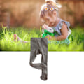 Miniatyrbilde 6 av 8: Baby Tights Strømper Varme Myke Bomull Ribbestrikket Søte Mønster Småbarn Jenter Leggings Grå S 9 til 16 Måneder Gamle