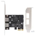 Riser Card PCI E till USB3.0 Dator Tillbehör med Främre 19 / 20PIN Gränssnitt