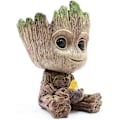 Miniatyrbild 5 av 5: 2025 Lämplig Planteringskruka, Baby Groot Fågelbo-Modell Suckulent Planteringskruka Söt Grön Växtkruka Groot Blomkruka