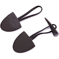 Pikkukuva 2 / 3: 10 Sarjaa Sarvi PU Nahka Toggle Nappi Kiinnittimiä Takki Takki Duffel DIY Käsintehty Askarteluun - Kahvi, 16x4cm