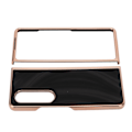 Miniatyrbild 2 av 8: Phone case Nano galvanisering Repsäkert Galaxy Texture Folding Cover för Samsung Galaxy Z Fold 4 Black