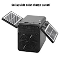 Miniatyrbild 4 av 5: Solar Nödladdning FM Radio Multifunktionell Bluetooth Högtalare