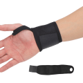 Miniatyrbillede 4 af 8: Unisex Justerbar Elastisk Håndledsbøjle Håndledsrem Beskyttelse Fitness Hand Wraps Sort Gratis Str.