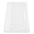 Miniatyrbillede 4 af 8: Retro Keyboard Rund Keycap Ultra Slank God Rebound Type C Mini Trådløst Tastatur til Mobiltelefoner Computere Laptops