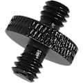 Miniatyrbilde 2 av 5: 1/4 Hann Til M8 Gjenget Kameraskrue Adapter Konverter For Kamerabur Rigg/Stativ/Monopod/Kulehode/Lysstativ/Skulderrigg (4 stk, Svart) Zekai