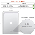 Miniatyrbillede 2 af 5: Galaxy Roterende Etui til iPad 9. Gen 2021/iPad 8. Gen 2020/iPad 7. Gen 2019 - 360 Graders Roterende Stativ med Auto Sleep Funktion til iPad 10.2