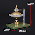 Miniatyrbillede 3 af 5: UFO Suspension Dampmaskine Model Kit Metal Uddannelseslegetøj-