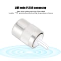Miniatyrbillede 7 af 8: 5 stk UHF PL-259 hanføderhovedstik til 50 Ohm RG8 / RG214 / RG213 9913 / LMR400 koaksialkabel