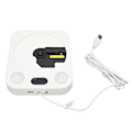 Miniatyrbilde 3 av 8: Veggmontert CD-spiller med Bluetooth 5.0, to HiFi-høyttalere, FM-radio, veggmontert bærbar CD-spiller med fjernkontroll, 100–240 V EU-plugg