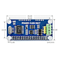 Miniatyrbilde 5 av 5: Kommunikasjon CAN BUS Modul for 3 Modell B+