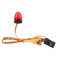 Pikkukuva 4 / 8: RC-auton hälytysvalo 5 valotilaa High Simulation Pyöreä Kompakti 10x15mm LED-varoitusvalo 1/10 RC-autolle