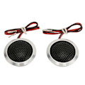 Miniatyrbillede 8 af 8: 2 stk 150W Dome Diskanthøjttaler 2-vejs System Høj følsomhed Sølv Sort Dome Audio Diskanthøjttaler til bilstereosystemer