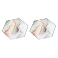 Miniatyrbillede 4 af 8: Nail Art Plade Display Stand Practice Display Neglepolering Blanding Manicure Maling PlateSexangle