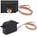 Miniatyrbilde 8 av 8: Plastic Gear Servo Upgrade Reservedeler Tilbehør Passer for WLtoys 12428 / 12427 1/12 RC Car