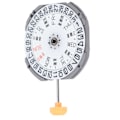 Miniatyrbild 4 av 8: Watch Movement Dual Calendar Quartz Alloy Movement Ersättningsarmbandsur Reparationsdelar 1S02