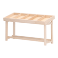Pikkukuva 4 / 8: Nukkekotihyllytelineet 1:12 Miniatyyripuinen telinehylly nukkekodille DIY-koriste Hedelmä- ja vihanneshylly 1
