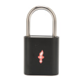 Miniatyrbild 8 av 8: Fingeravtryckshänglås Biologisk igenkänning Aluminiumlegering USB -uppladdningsbart stöd 10 fingeravtryck Fingeravtryckslås