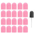 Pikkukuva 1 / 8: Nail Art Cap Kiillotus Set (16 x 25mm) Vaaleanpunainen