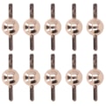 Miniatyrbillede 3 af 8: 200 stk møbelknapper, flerbruks metallbelegg rustfritt DIY håndlaget spikerhode trim for vesker sko hatter klær SP6001