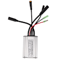 Miniatyrbillede 5 af 8: Elektrisk cykel 36V/48V 17A sinusformet controller 6mos med lyslinje til 250W motor