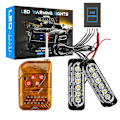 Miniatyrbillede 5 af 5: 6 LED Bil Strobe Bremselys - 12V-24V Køretøjslysbar - Sikkerhedsblink til Bil, Arbejdskøretøj, Båd, Trailer, Campingvogn