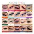 Miniatyrbild 6 av 8: 20st Färgglada Gel Eyeliner Penns Set Färgade Eyeliner Långvariga Vattentäta fläcksäkra ögonmakeup Eyeliner för kvinnor