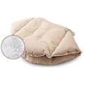 Miniatyrbilde 3 av 5: Stolpute med ryggstøtte Sete Skall Lenestol Myk Fløyel Vanntett Elastisk For Hage Halm Rotting Stol Beige 40 * 48cm