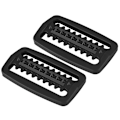 Miniatyrbillede 2 af 8: 2 STK Heavy Duty ABS Letvægts Slide Spænde Rem Bælteholder Dykkertilbehør Sort