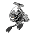 Pikkukuva 4 / 8: Pyörivä kela Long Shot Skew Notch Non Gap Metal Fishing Supplies with Rocker Arm Stabilizer Bar YKS1000S Microparticle Shallow Cup