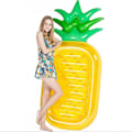 Miniatyrbild 1 av 5: Uppblåsbar PVC Ananas Utomhus Pool Flotte Flod Strand Lounger Rolig Strand Badleksaker Vuxen Sommar Dekoration Pool Party