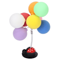 Miniatyrbillede 6 af 8: Aromaterapi indeslutningsflaske flygtigt dæksel Farverig ballon Dejlig bil Dashboard dekoration