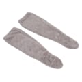Miniatyrbillede 8 af 8: Overknee Fuzzy Socks Vinterhjem Sove blødt Tykke åndbare plysstrømper Benvarmer Grå