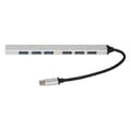 Miniatyrbillede 1 af 8: Type C Hub 7 i 1 aluminiumslegering 5 Gbps transmission bredt kompatibel Type C dockingstation til pc-bærbar computer