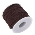 Miniatyrbillede 3 af 8: Elastisk armbånd tråd Polyester DIY smykker halskæde Armbånd Reb Håndværk Tilbehør Brun 100m
