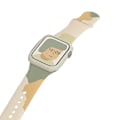Miniatyrbild 3 av 5: Silikonklockarmbandersättning Färgtryck Snabbkoppling Armbandsur Rem för IOS Watch 6 7 Yoghurt Green 42/44/45MM