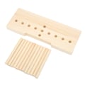 Miniatyrbilde 3 av 8: Buemaker Multi Størrelse Justerbar Design Tre Bue Making Kit med Trebrett Pinner for Making DIY Håndverk