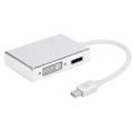 Miniatyrbild 1 av 8: 4-i-1-adapter Mini DP till VGA/DVI/DP/ för HDMI-adapterkonverter för dator