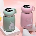 Miniatyrbilde 2 av 5: Vannflaske Termokopp 304 Rustfritt Stål Vannflaske Temperatur LED-Display (Kapasitet: 320ML, Farge: Rosa)