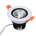 Miniatyrbillede 7 af 8: Indbygget belysning 7W Hvidt lys 6000K 75mm Hul Justerbar vinkel LED loftslampe til køkken soveværelse 100‑264V